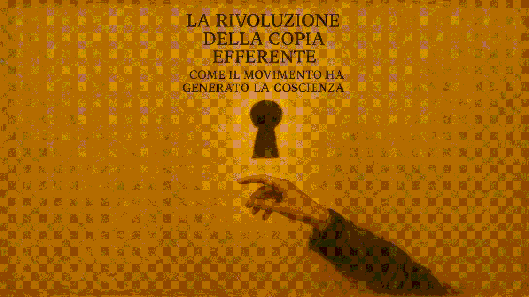 La Rivoluzione della Copia Efferente: Come il Movimento Ha Generato la Coscienza
