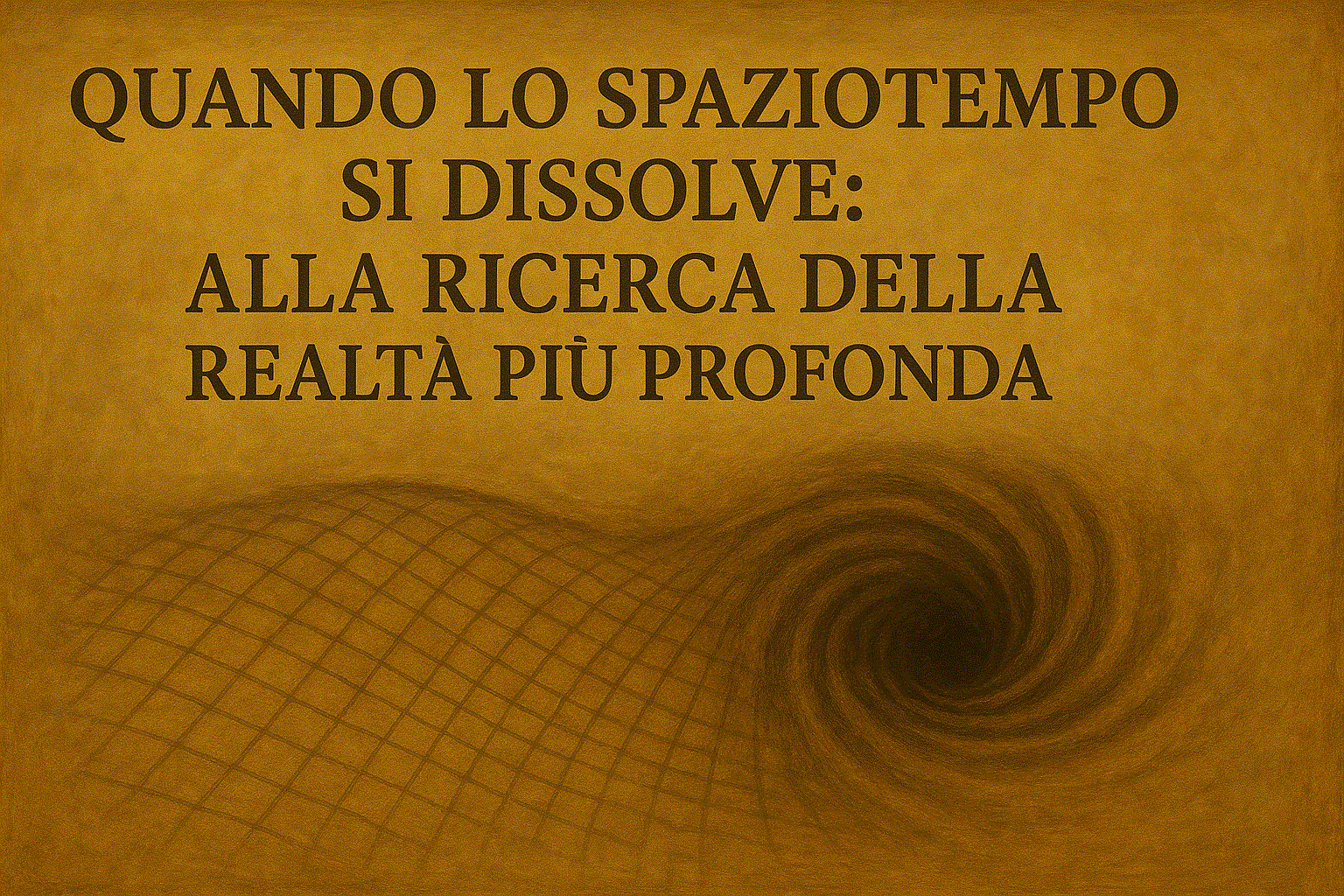 Quando lo spaziotempo si dissolve: alla ricerca della realtà più profonda
